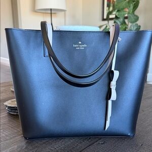 Kate Spade Black and Cream Tote Bag
